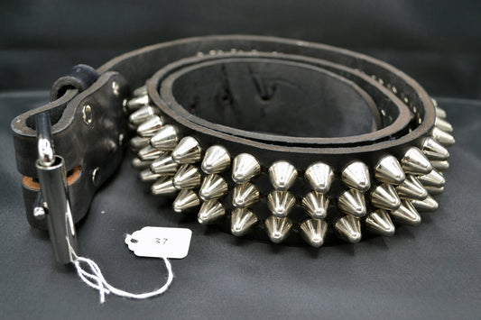 tall cone stud belt size 37