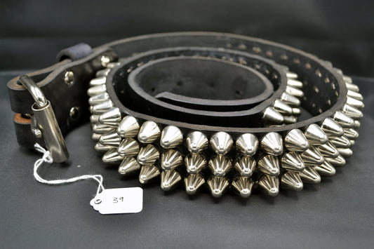 tall cone stud belt size 39