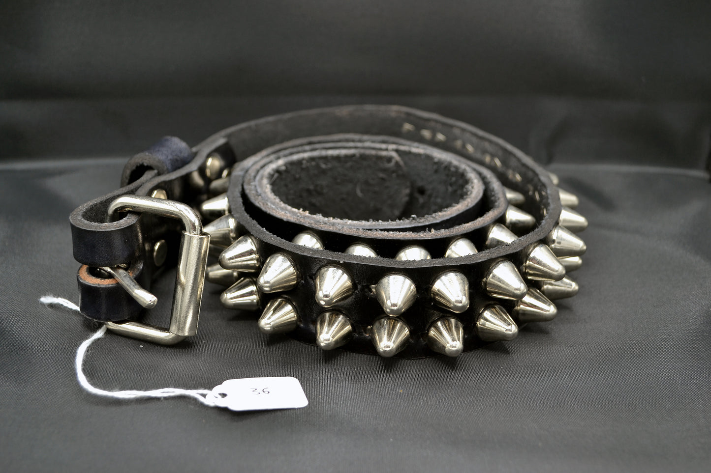 tall cone stud belt size 36