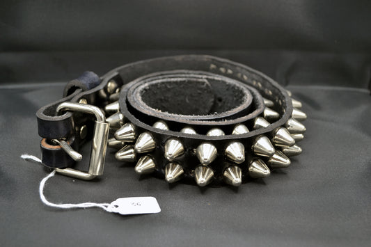 tall cone stud belt size 36