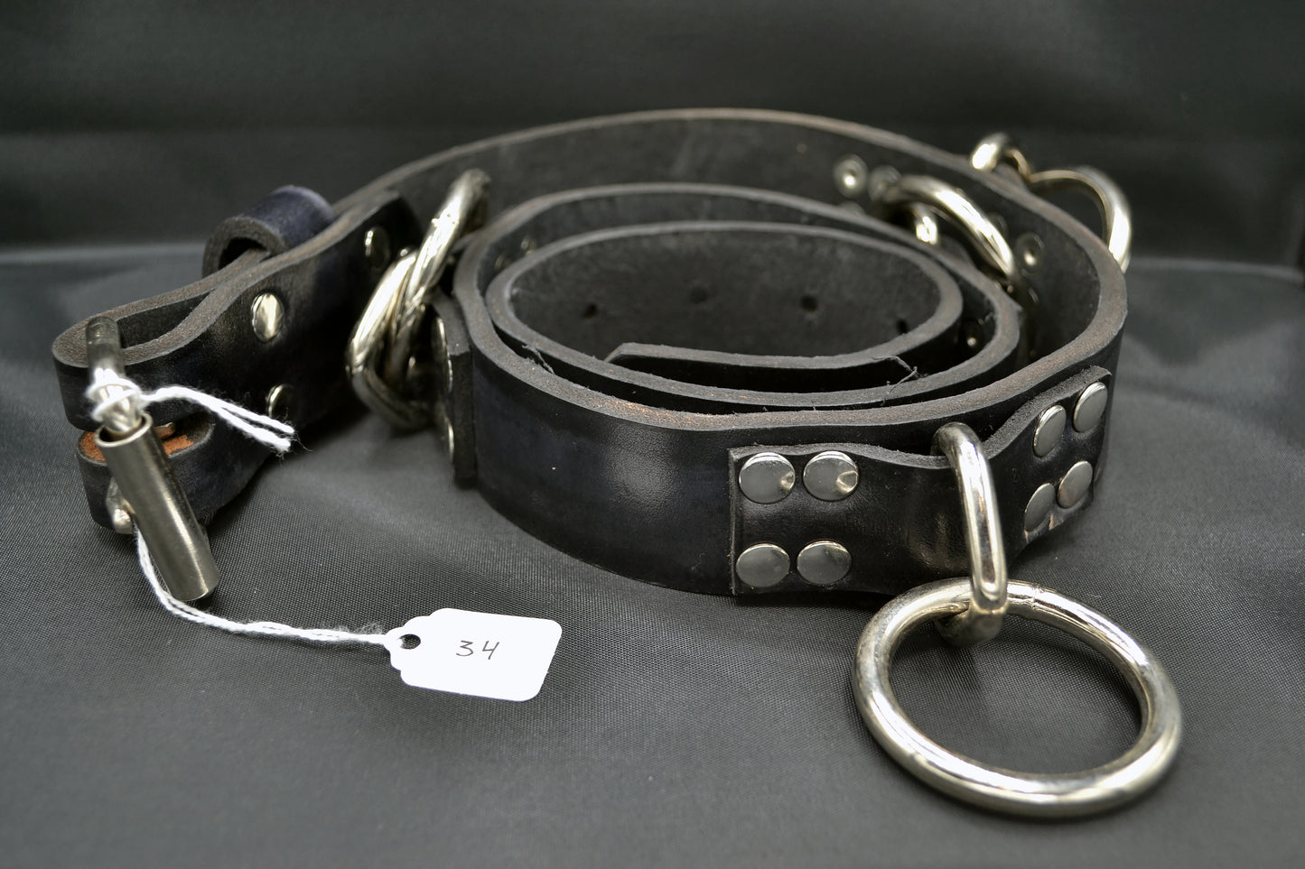 bondage belt size 34