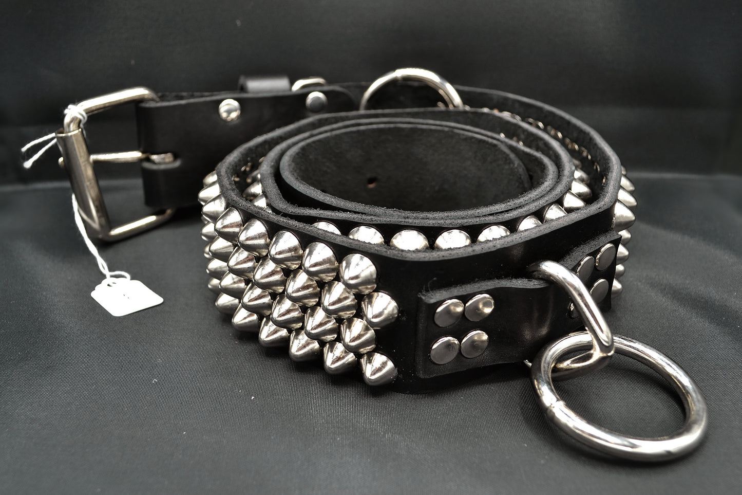 cone stud bondage belt size 44