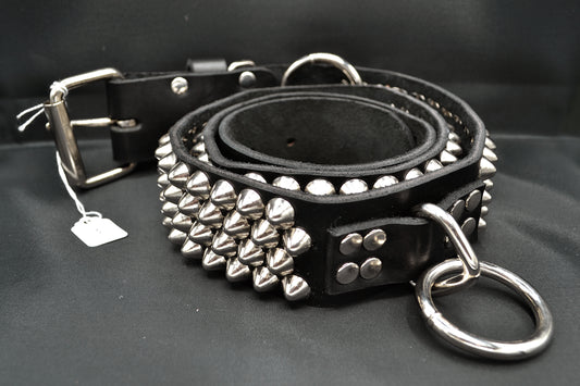 cone stud bondage belt size 44