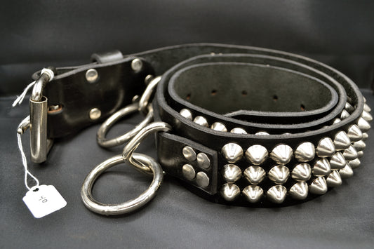 cone stud double bondage belt size 40