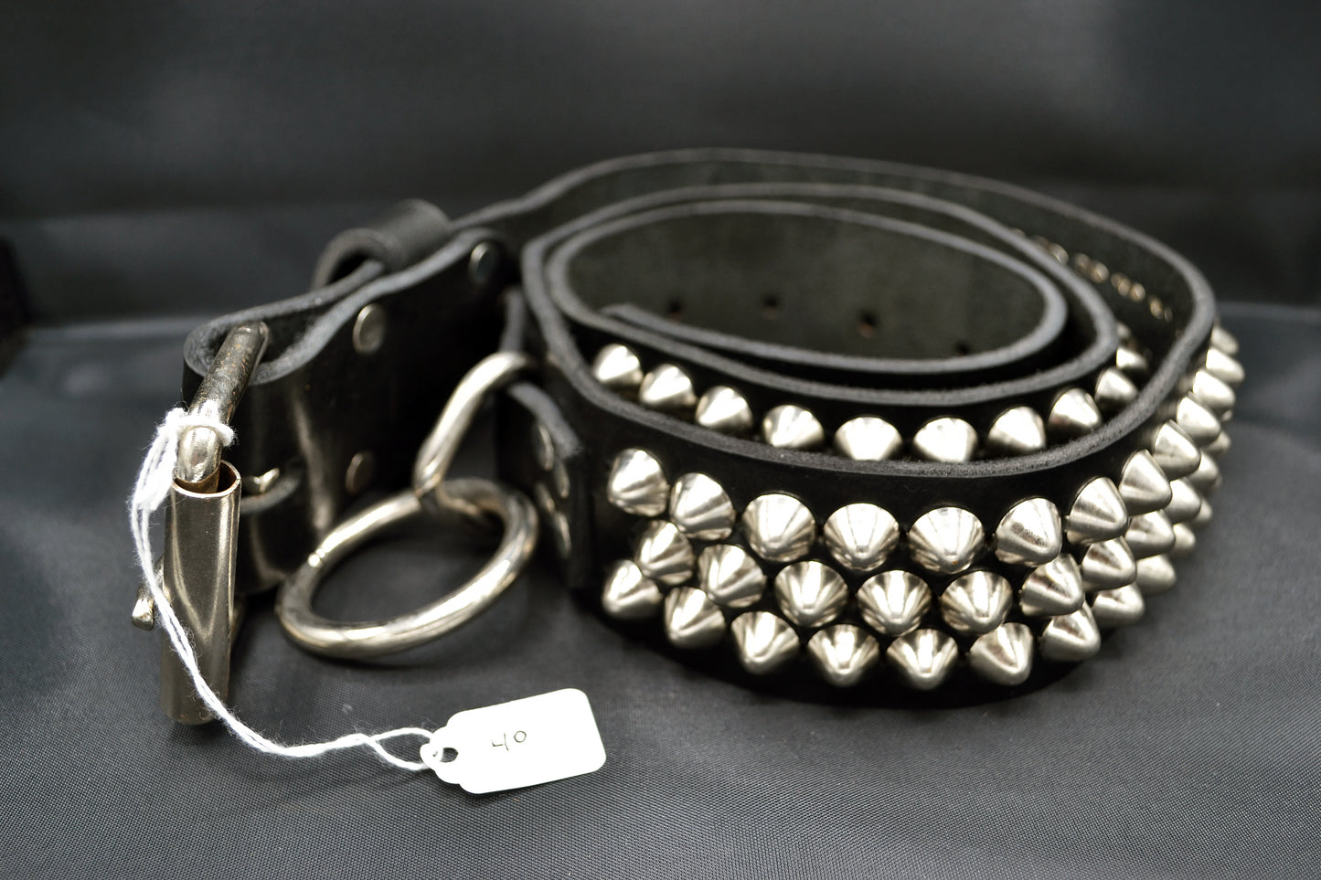 cone stud bondage belt size 40