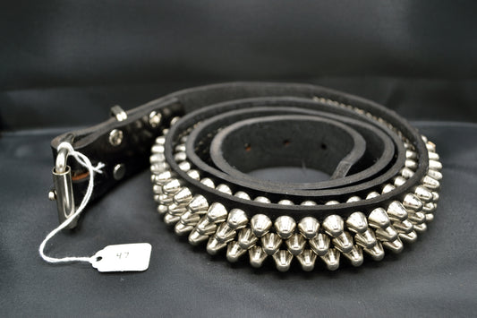 small cone stud belt size 47