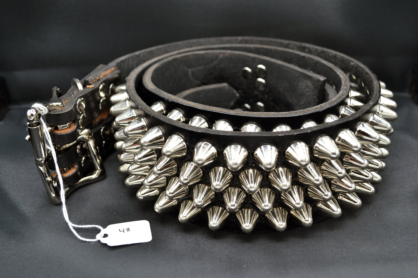 tall cone stud beast belt size 48