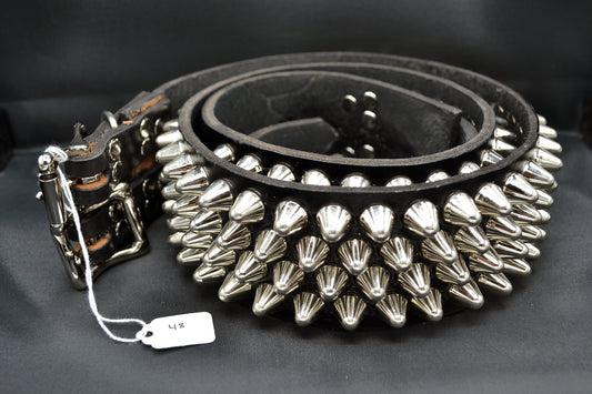 tall cone stud beast belt size 48