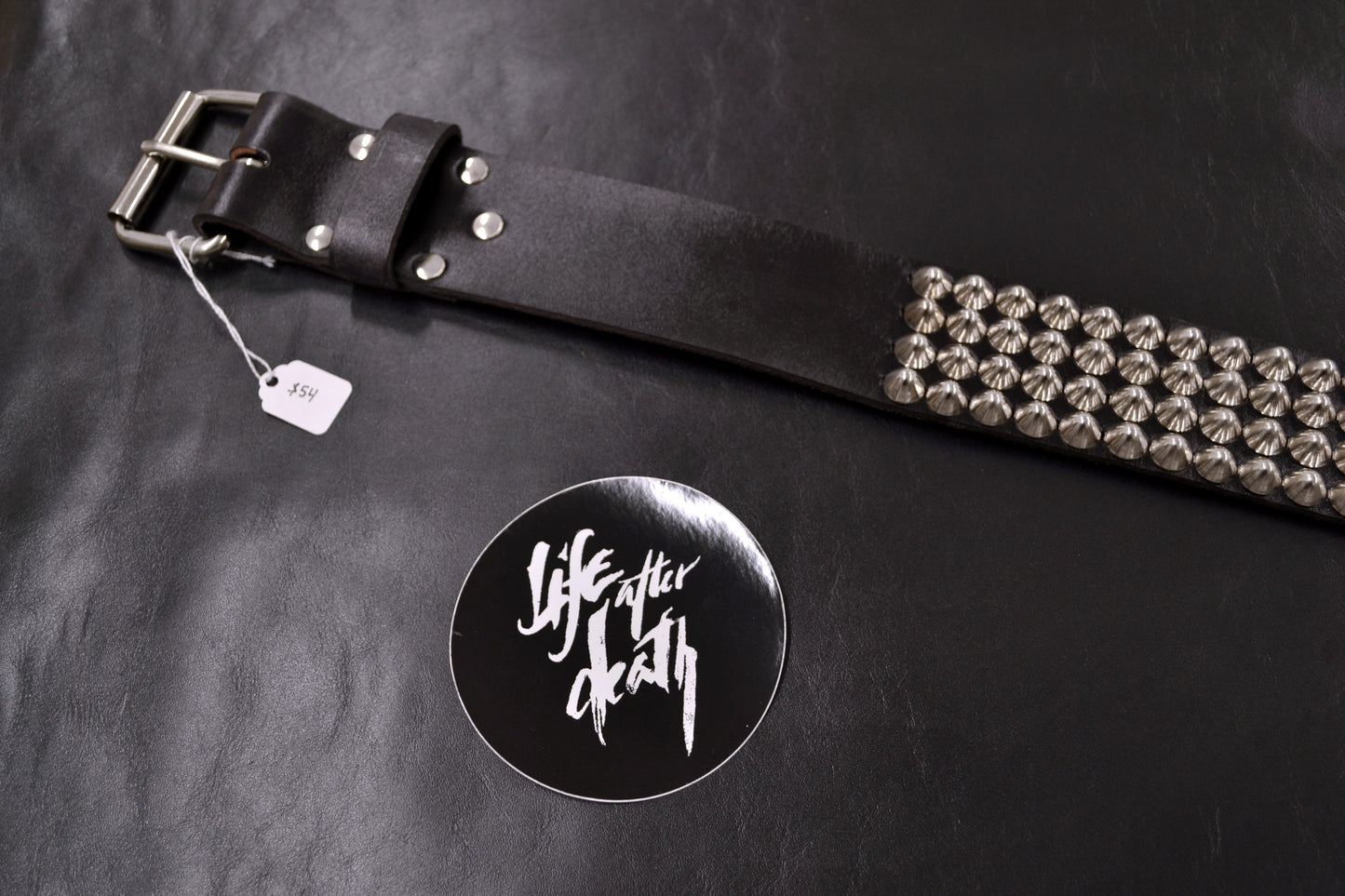 cone stud bondage belt size 44