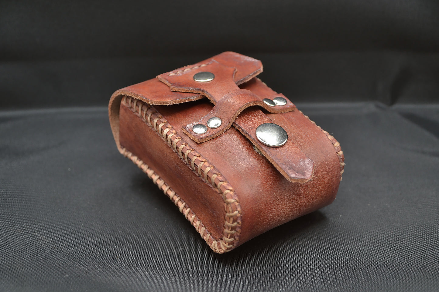 mini hip pouch (antique brown)