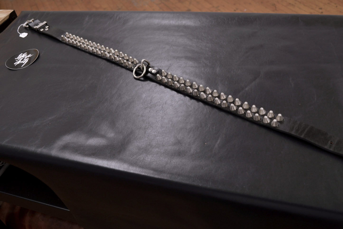 tall cone stud bondage belt size 40