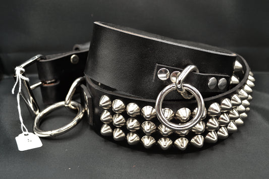 cone stud bondage belt size 40