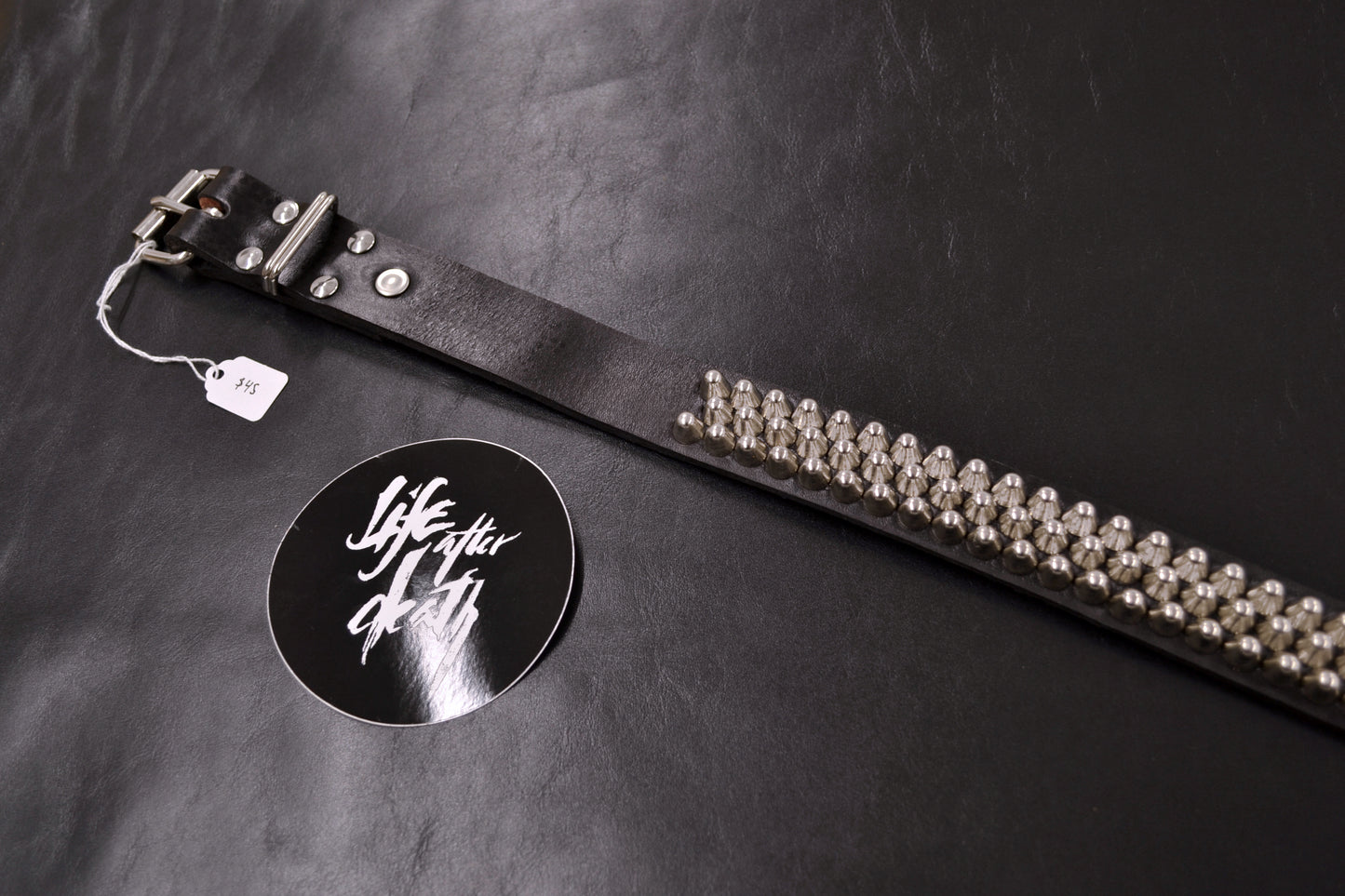 small cone stud belt size 47