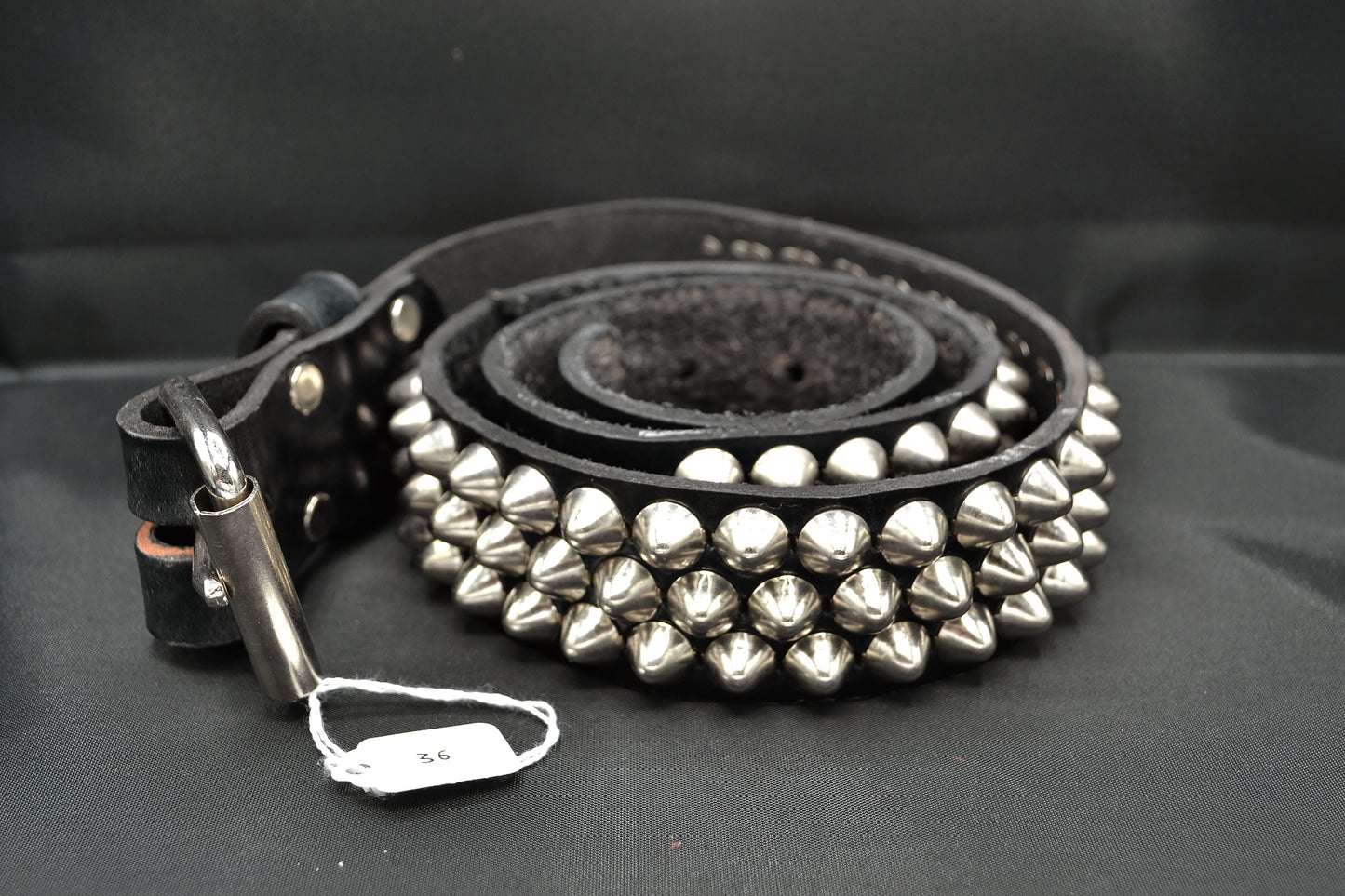 cone stud belt size 36