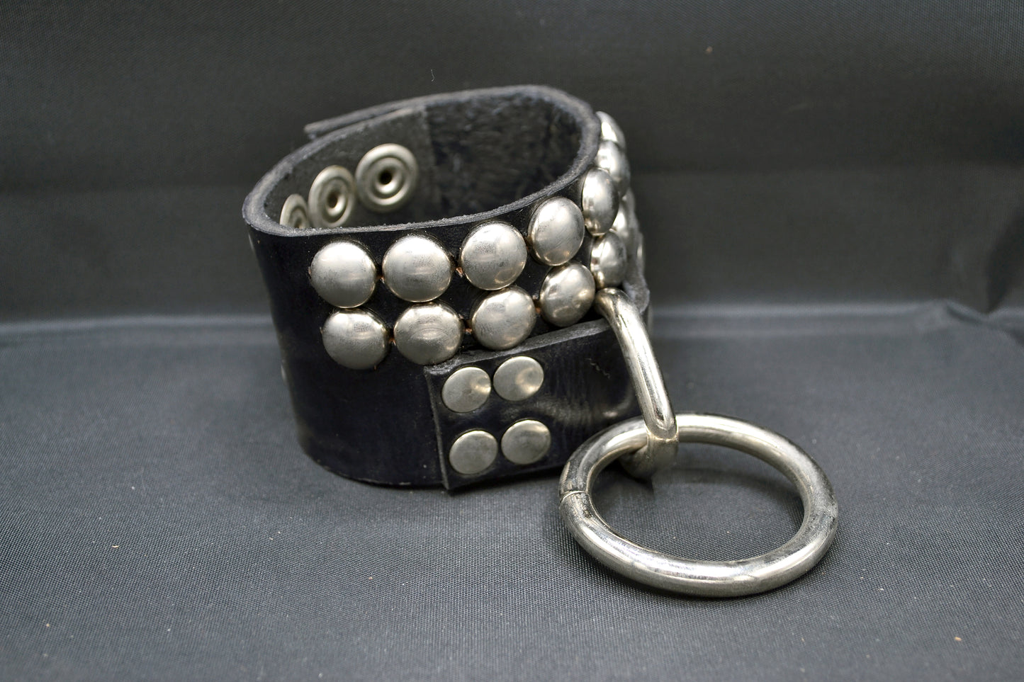 dome stud bondage bracelet