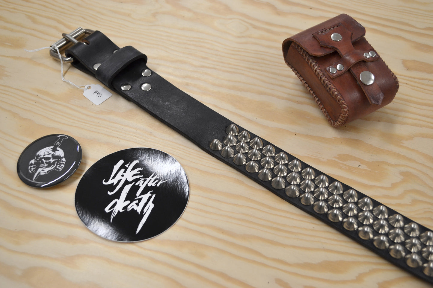 cone stud belt size 32