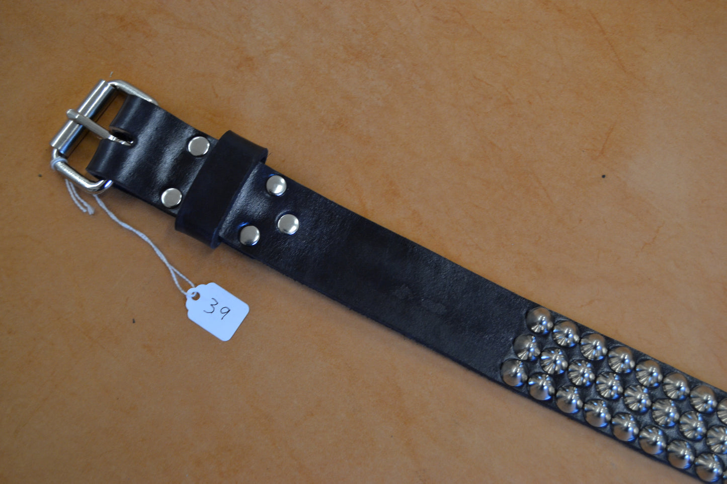 cone stud belt size 39