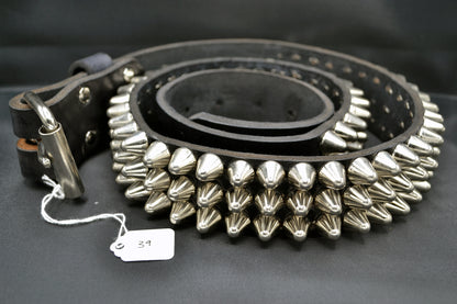 tall cone stud belt size 39