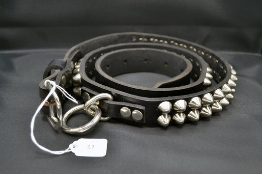 cone stud bondage belt size 37