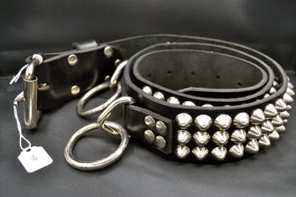 cone stud double bondage belt size 40