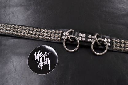 cone stud double bondage belt size 40