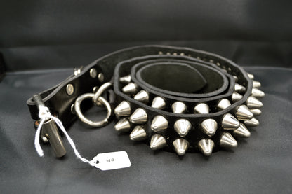 tall cone stud bondage belt size 40