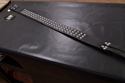 cone stud double buckle belt size 41