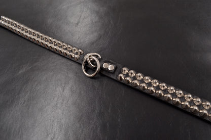 cone stud bondage belt size 37