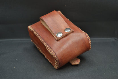 mini hip pouch (antique brown)