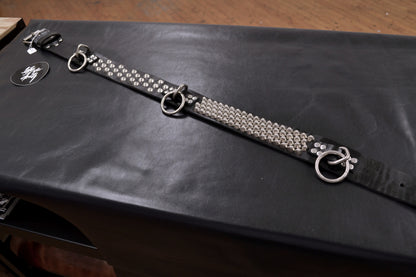 mixed stud bondage belt size 40