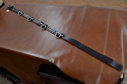 small cone stud bondage belt size 36