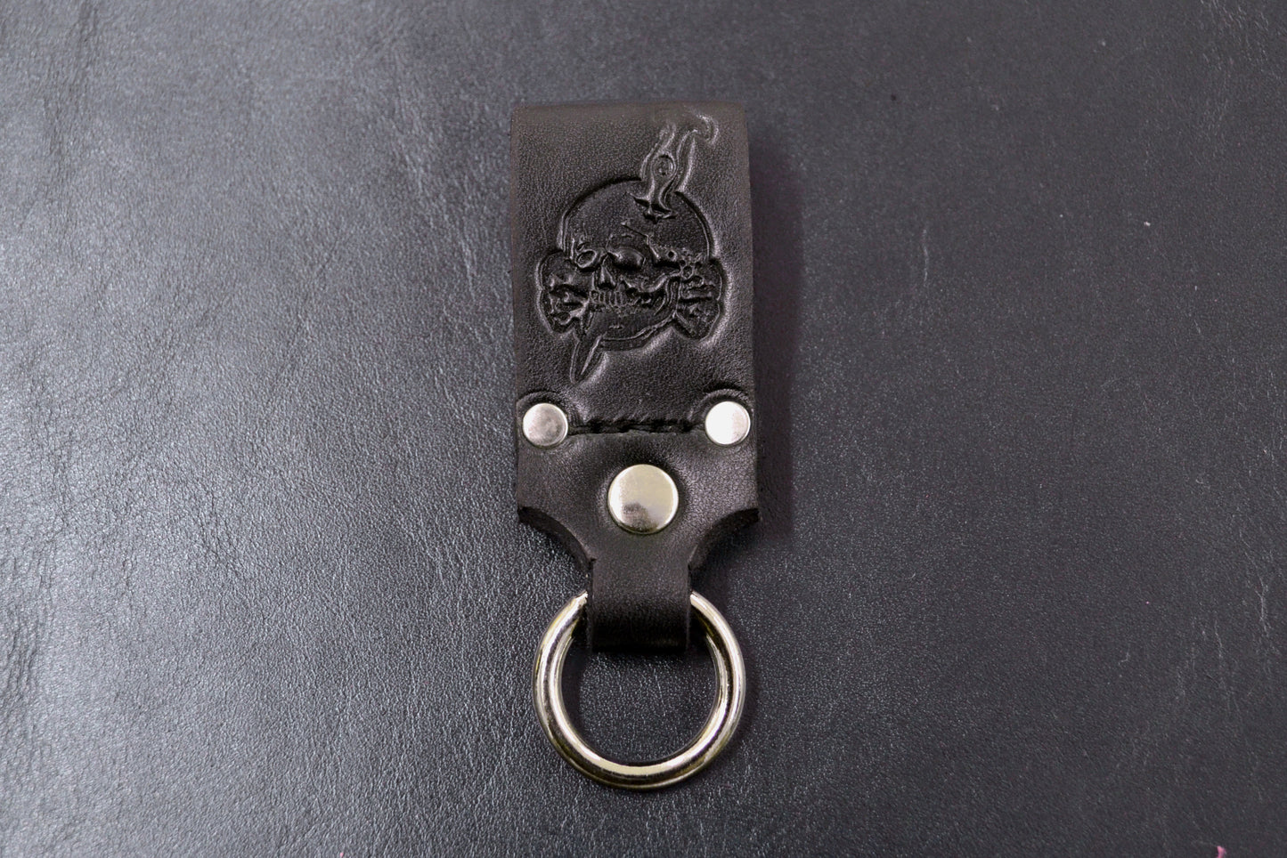 deathshead logo keyfob 1 1/4"