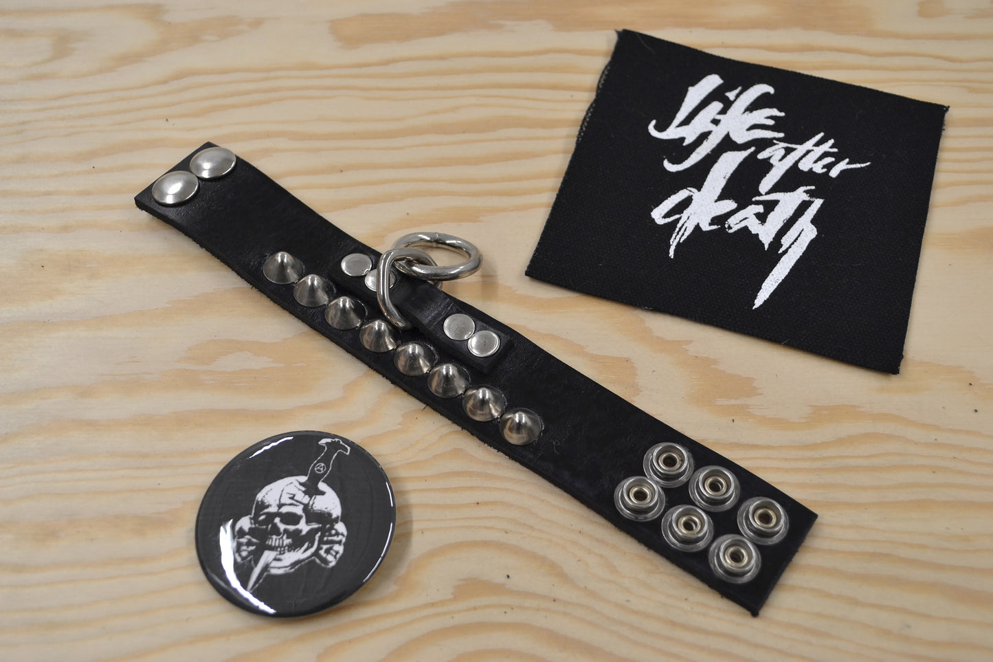 cone stud bondage bracelet